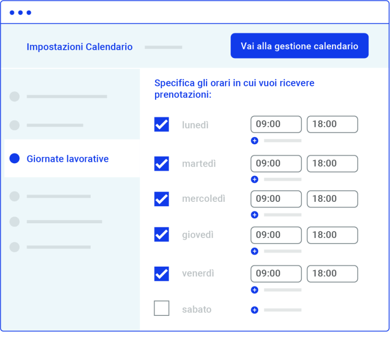 Prenotazioni palestra